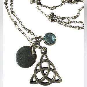 Celtic Charm Necklace 24”